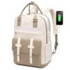 LOVEVOOK Sac à dos femme ordinateur portable 15,6" étanche voyage travail