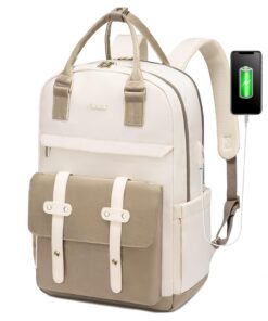 LOVEVOOK Sac à dos femme ordinateur portable 15,6" étanche voyage travail