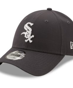 New Era Chicago White Sox MLB Cap pour Hommes Événements Sportifs Élastique Noir et Blanc 9Forty