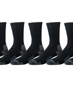 Titre SEO optimisé : Chaussútes de sport Amazon Essentials Homme - Maintien au sec, 100% coton, Longueur mi-mollet, Res