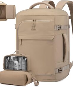 LOVEVOOK Sac À Dos Voyage Cabine Avion Idéal Pour Hommes Et Femmes, Sac À Dos Cabine Grand Avec Protection Antivol Et Po