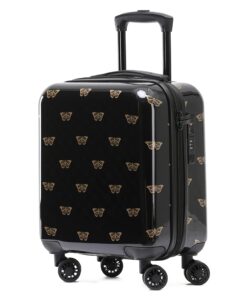 Valise de bagages cabine Flight Knight - 8 roues verrouillables avec USB - Casse resistant - Valise dure approuvée pour