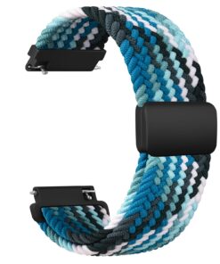 Montre Wanme en nylon tissé 20 mm - bracelet élastique réglable et antidérapant - pour homme et femme