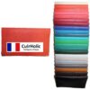 Porte-Chéquier en cuir de chèvre véritable CuirHolic pour homme et femme - Fonctionnel et chic - Taille compatible avec