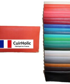 Porte-Chéquier en cuir de chèvre véritable CuirHolic pour homme et femme - Fonctionnel et chic - Taille compatible avec