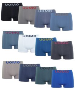 Channo Boxers en Nylon sans Coutures pour Homme - Élastiques, Confortables et Doux - Collection Uomo