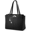 RAINSMORE Sac à main femme grand cabas imperméable sac ordinateur portable 14 pouces avec fermeture Éclair poche intérie