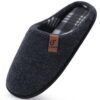 COFACE Chaussures d'Hiver pour Hommes Chaudes en Mousse à Mémoire Antidérapantes Taille 40-49 Utilisables intérieurement