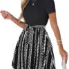 CUPSHE Robe mi-longue à imprimé floral fashion femme été 2023 col V sans manches élégant confortable taille S-XXL séduis
