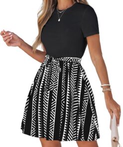 CUPSHE Robe mi-longue à imprimé floral fashion femme été 2023 col V sans manches élégant confortable taille S-XXL séduis