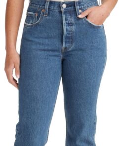 Levi's 501 Crop Jeans Femme en jean denim pour femme, tailleur confortable et résistant, idéale pour le quotidien et les