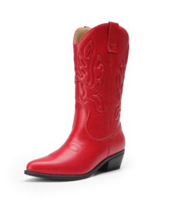 Bottines DREAM PAIRS_Classiques Western_Confortables pour Femmes_Mode.recycle()