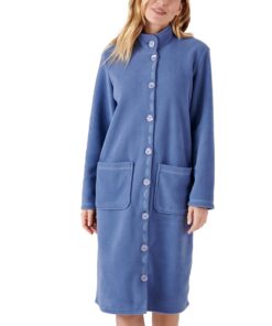 Robe de chambre Thermolactyl en maille polaire Damart - Femmes - Santé - Intimité - Lavable en machine - Taille M - Noir
