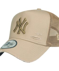 Cap deTrucker en Maille Distressé New York Yankees pour Hommes | Respirable | Accessoires de Mode | Baseball | Taille Un