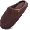 COFACE Chaussons Homme Hiver Chaud en Mousse à Mémoire Antidérapante Pour Intérieur/Extérieur Taille 45 COFACE Chaussons