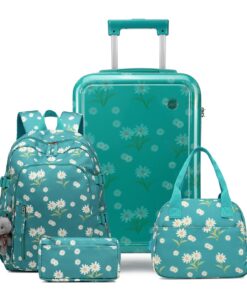 Valise Sea Choice Enfants Ultra Légère TSA Serrure Bagages de Voyage pour Filles et Garçons 53x34x21cm