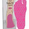 NAKEFIT L'original – Semelles adhésives roses pour sportifs – Idéales pour les pratiquants de plein air – Liberté de mou
