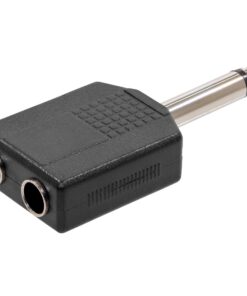 Adaptateur Jack femelle/mâle mono Plugger Noir pour Cadeau Électronique