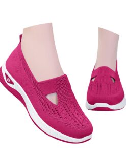 POIUIYQA Chaussures Orthopédiques Femme Mode Confort Respirant Course Outdoor Travail