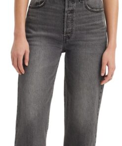 Levi's Ribcage Straight Ankle Jeans Femme Mode Sympa et Durable, Convient aux Femmes pour le Travail et la Mode, Taille
