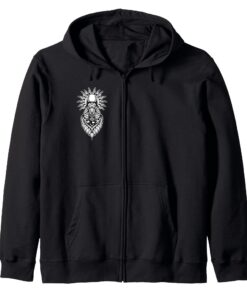 Anubis Dieu égyptien Ankh Œil d'Horus Blackwork Sweat à Capuche Hommes Femmes Accessoires Égyptiens