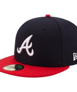 New Era 59Fifty Cap - Chapeau de base-ball authentique pour les fans de baseball en bleu navy