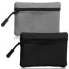 SUBTAVIK Lot de 2 Porte-Monnaie à Fermeture éclair pour Femme et Homme - Tissu Oxford - Mini Pochette Portable pour pièc