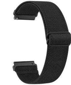 Vancle Tressé Bracelet pour Montre en Nylon Homme Femme, Dégagement Rapide, Boucle Réglable