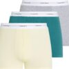 Calvin Klein Boxers Caleçons Lot de 3 Homme avec Ceinture Emblématique Shorts de sport confortables et élégants, taille
