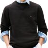 Tommy Hilfiger Sweat Homme Essential Fleece Crew Neck Regular Fit + Tommy Hilfiger + Sweat Pant + Homme + Hiver + Confor