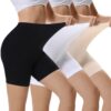 Short de cyclisme EKSHER pour femme, sans frottement, cuisse couverte, legging court douce couture, sans été, lot de 3,