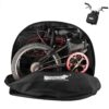 BAIGIO Sac de Transport Pliable pour Vélos Pliants, Sac Pliable pour Vélo Étanche pour Voyage, Valise de Voyage Pliable