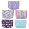 Gatuida - Poissons Monnaie PU Simple Porte-Monnaie Licorne avec Anneau Clé pour Femmes Everyday Usage avec Fonction de R