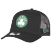 New Era A Casquette Trucker Boston Celtics Noir Élégant et Fonctionnel