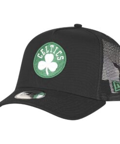 New Era A Casquette Trucker Boston Celtics Noir Élégant et Fonctionnel
