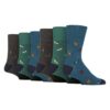Chaussettes Gentile Grip Diabétiques Sans Élastique pour Hommes - Lot de 6 Paires -nw
