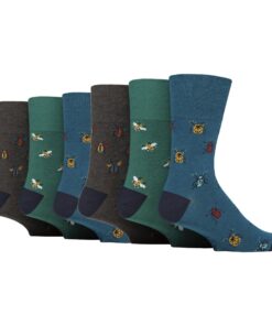 Chaussettes Gentile Grip Diabétiques Sans Élastique pour Hommes - Lot de 6 Paires -nw