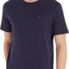 Tommy Hilfiger Homme T-shirt Manches Courtes Ronde pour Occasions Daily Chic Comfort