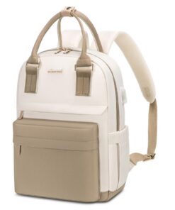 LOVEVOOK Sac à Dos Femme, Sac à Dos Léger et Imperméable, Sac à Dos Antivol avec Port USB, 13,3 Pouces
