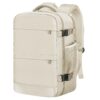 KIRFEIHT Bagage Cabine Ryanair Beige - Grande Capacité - Sac à Dos de Voyage pour Compagnies Aériennes - Idéal pour Voya