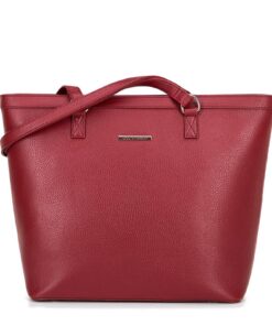Sac cabas WITTCHEN pour femme | Grand sac à bandoulière en cuir écologique | Sac cabas élégant pour femme avec fermeture