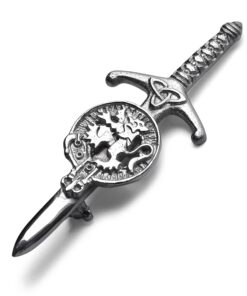 Kilt Emporium Rampant Lion Kilt Pin - Étain Antirouille - Taille 10,2 cm