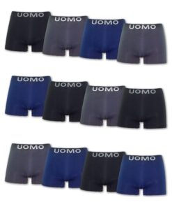 Channo Boxers en Nylon sans Coutures pour Homme - Confortables et Élastiques - Collection Uomo