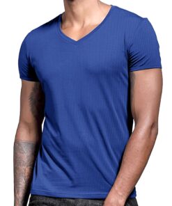 Lehmanlin Lot de 5 T-Shirts Sport pour Hommes - Séchage Rapide - Idéal pour la Gym et le Running - Haut Respirant Basela