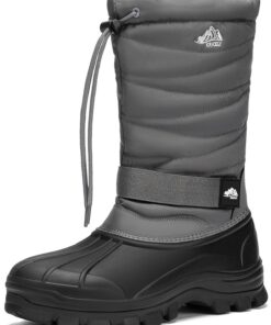 Kricely Bottes Homme Femme Imperméable Hiver Boote trekking