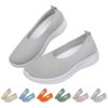 Chaussure orthopédique femme slip-on légères confortables antidérapantes mesh sneakers amovibles américain