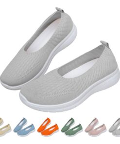 Chaussure orthopédique femme slip-on légères confortables antidérapantes mesh sneakers amovibles américain
