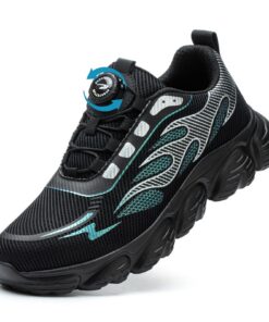 HausFine Chaussures de Sécurité Homme Légères et Rapides Résistantes aux Chocspour Travail Basket avec Embout en Acier