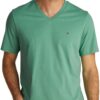 Tommy Hilfiger Essential Tee Manches Courtes Homme Mode Élevée en Lycra Stretch