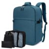 Lossga Sac Cabine pour Avion 45x36x20 cm avec Compartiment Ordinateur et Organiseurs de Bagage, Sac à Dos Voyage Conçu p
